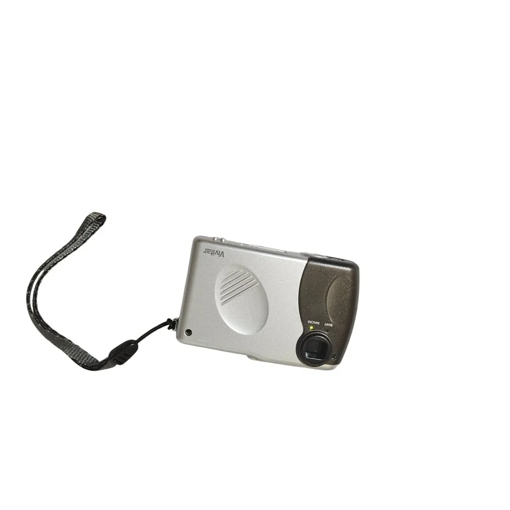 Vivitar ViviCam 20 Digital Camera Unisex OS Silver Excellent Vintage Point Shoot
